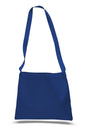 Royal Messenger Cotton Tote Bag with Long Straps