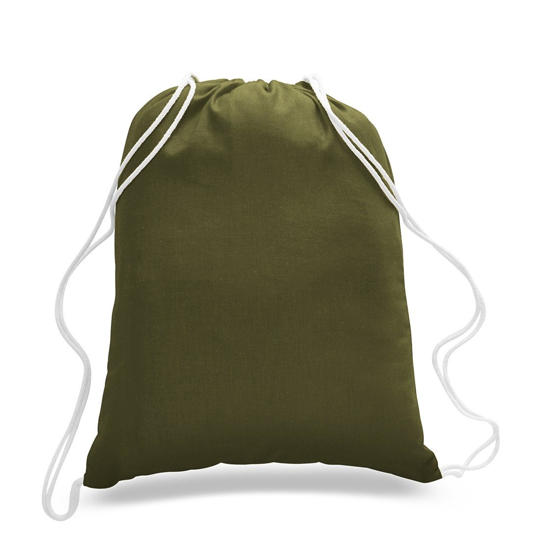 Army Economical Sport Cotton Drawstring Bag