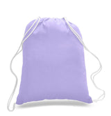 promotoinal Lavender Cotton Drawstring Bags