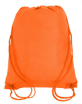 Cheap Drawstring Bag Small Orange
