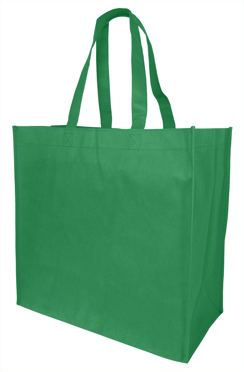 50 ct Large Polypropylene Grocery Tote Bag W/Gusset - Pack of 50