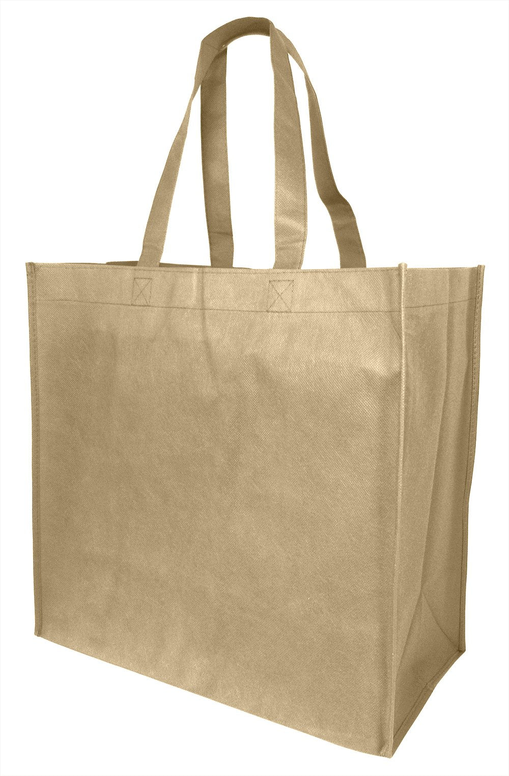 250 ct Large Polypropylene Grocery Tote Bag W/Gusset - By Case