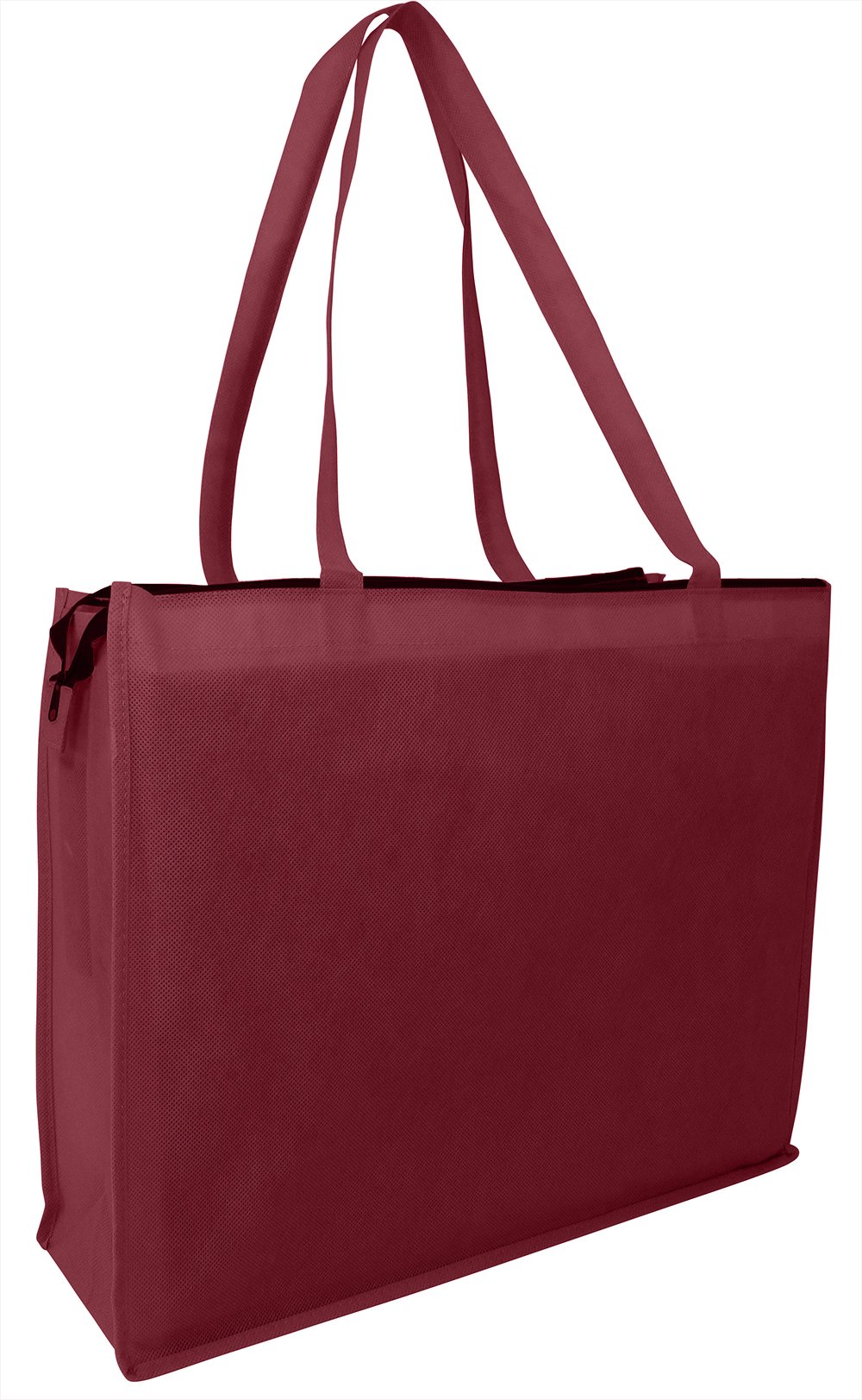 Zippered Large Tote Bags - Reusable Grocery Bags - GN61