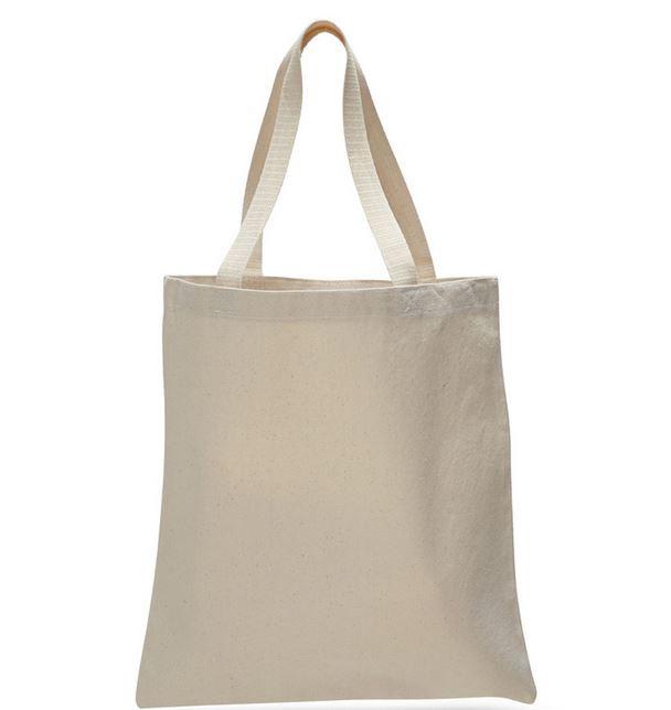 High Quality Promotional Canvas Tote Bags Natural
