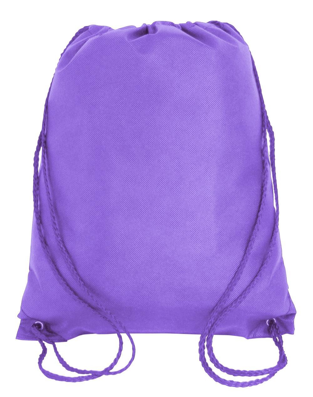 Budget Drawstring Bag Small Size Purple
