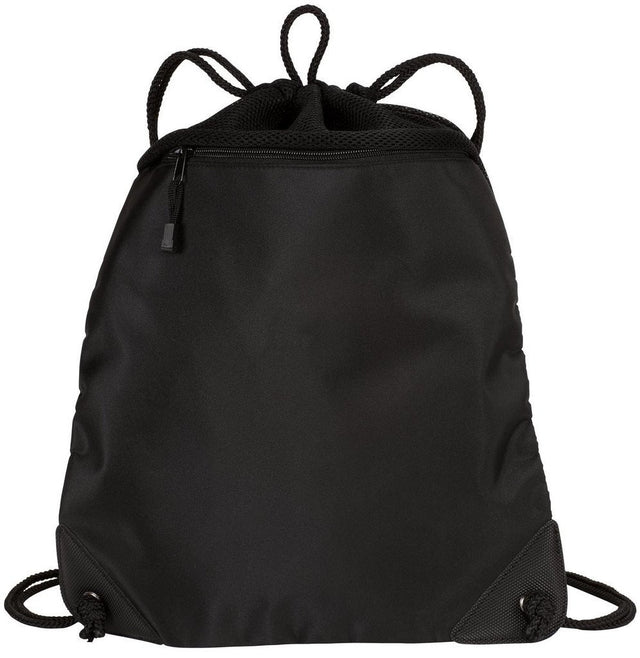 Cheap Polyester Backpack Improved Cinch Pack Mesh Trim – ToteBagFactory.com