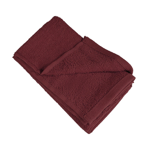 11"x18" Velour Fingertip Towel Hemmed Wholesale by the Dozen - Colors