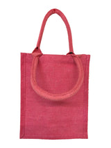 Jute Book Bags pink