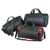19" Medium Size Two-Tone Duffle Bag w/ Protruding Pocket