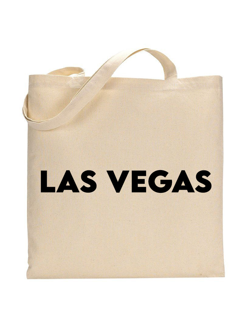 Jumbo All Black Las Vegas Souvenir Tote Bag- las vegeas giftshop