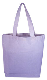 12 ct Economical 100% Cotton Tote Bags with Bottom Gusset - By Dozen