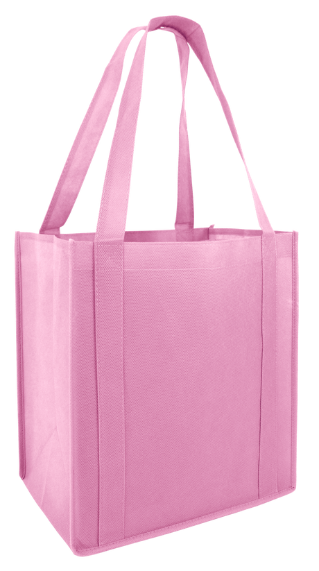 Cheap Grocery Shopping Tote Bag pink