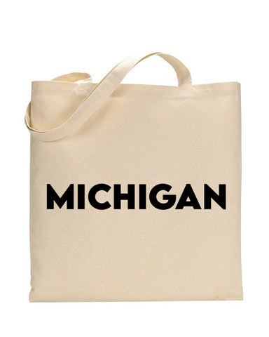 Michigan Tote Bag - State Tote Bags