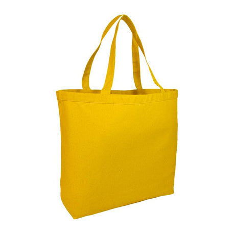 Extra-Large Heavy Canvas Tote Bags with Hook and Loop Closure