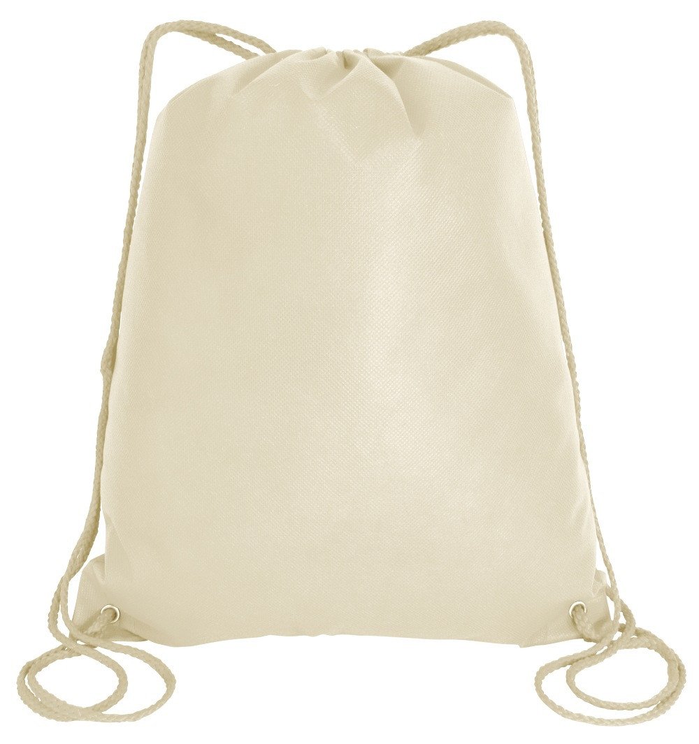natural-Budget-Drawstring Bag-Large-Wholesale-Backpacks