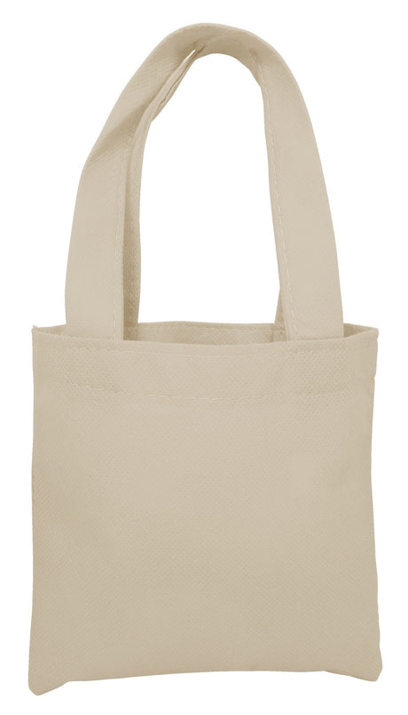 MINI Non Woven Tote Bag gift bag natural