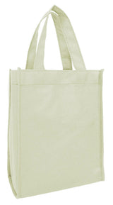 500 ct Non Woven 8" Gift Tote Bag / Economy Book Bag - By Case