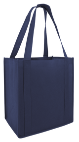 Cheap Grocery Shopping Tote Bag navy