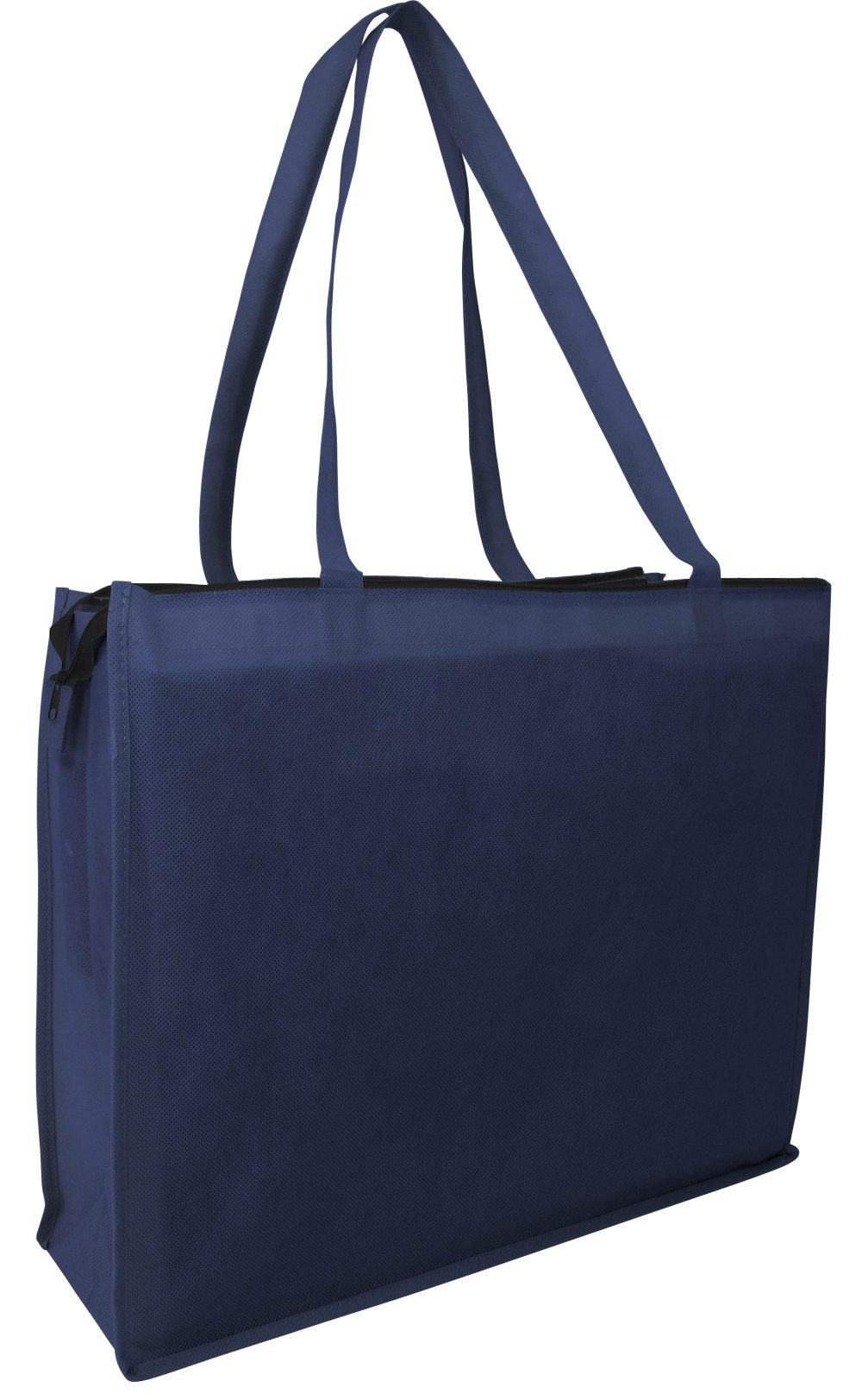 Large Promotional shopping Tote Bags navy