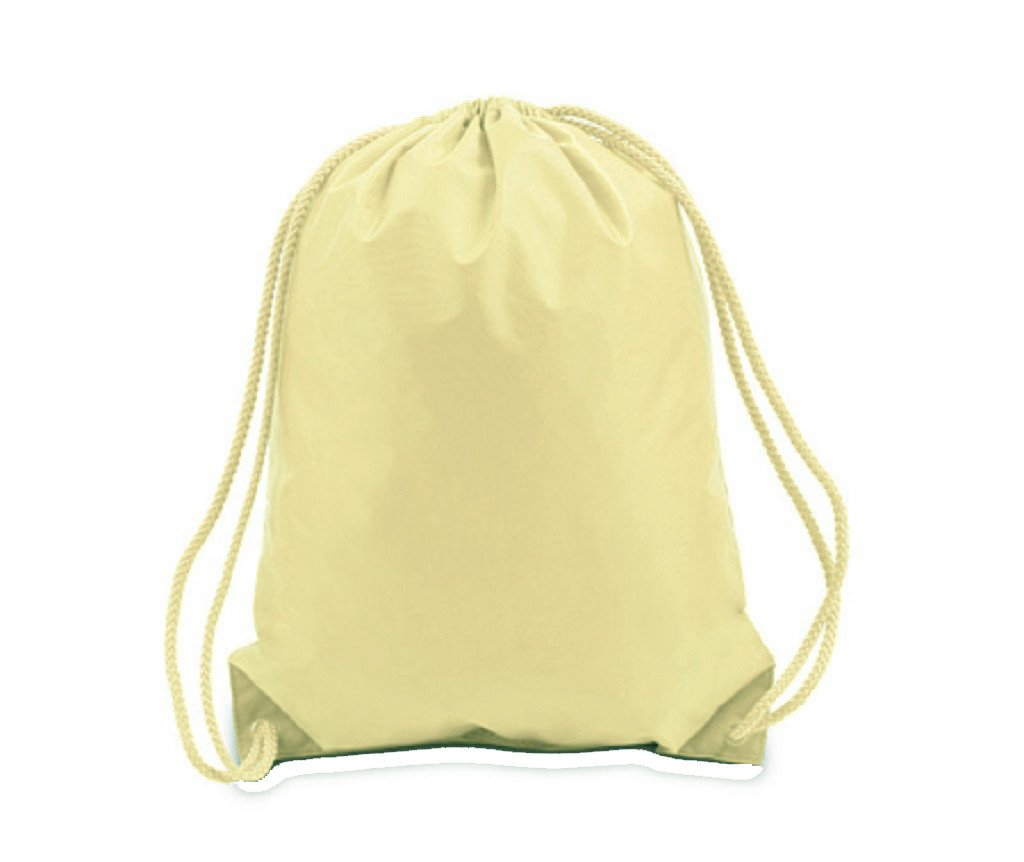 Natural medium cotton Drawstring Bag