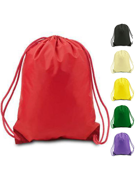 Promotional Polyester Waterproof Drawstring Backpack Sports