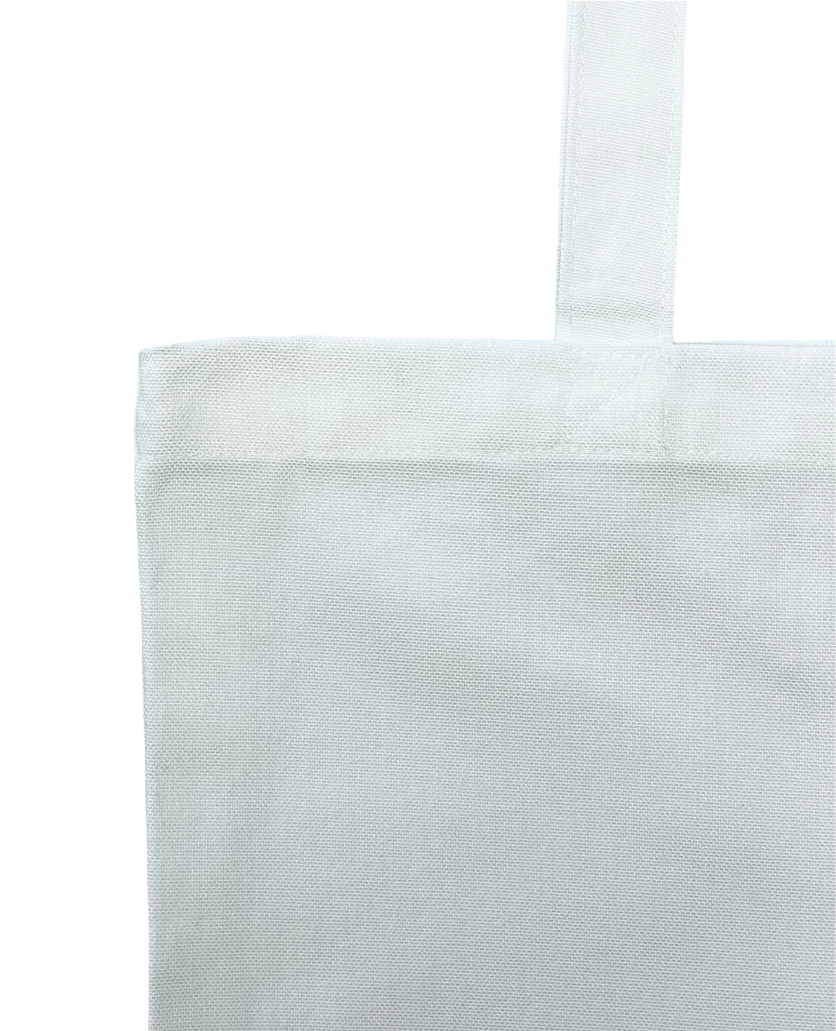 144 ct Sublimation 100% Polyester Canvas Tote Bags White - By Case