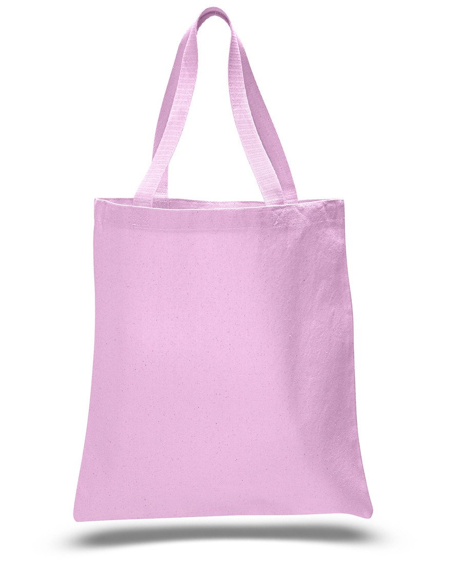 Light Pink Heavy Canvas Tote Bags