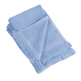Economical Fringed Towel Light Blue