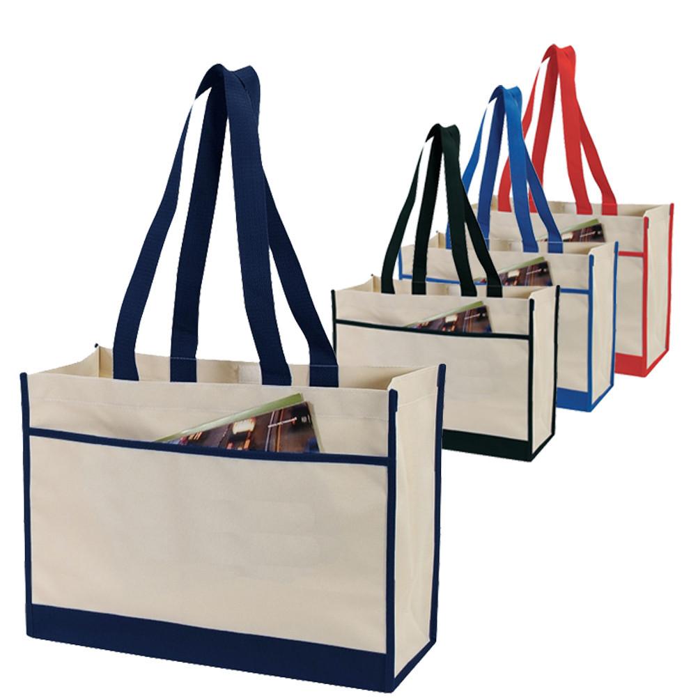 Tote with 2025 side pockets