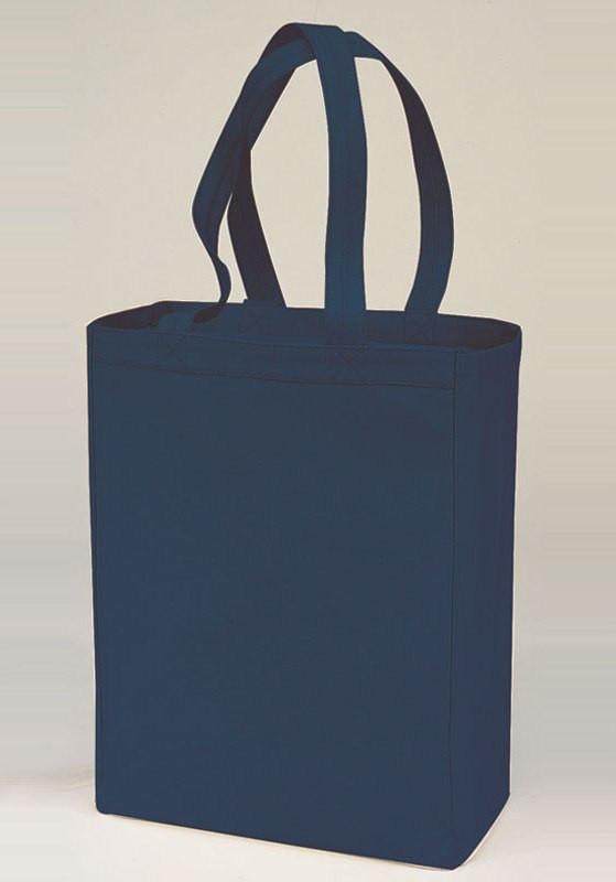 Blank Cheap Heavy Canvas Shopping Tote Bags in Navy