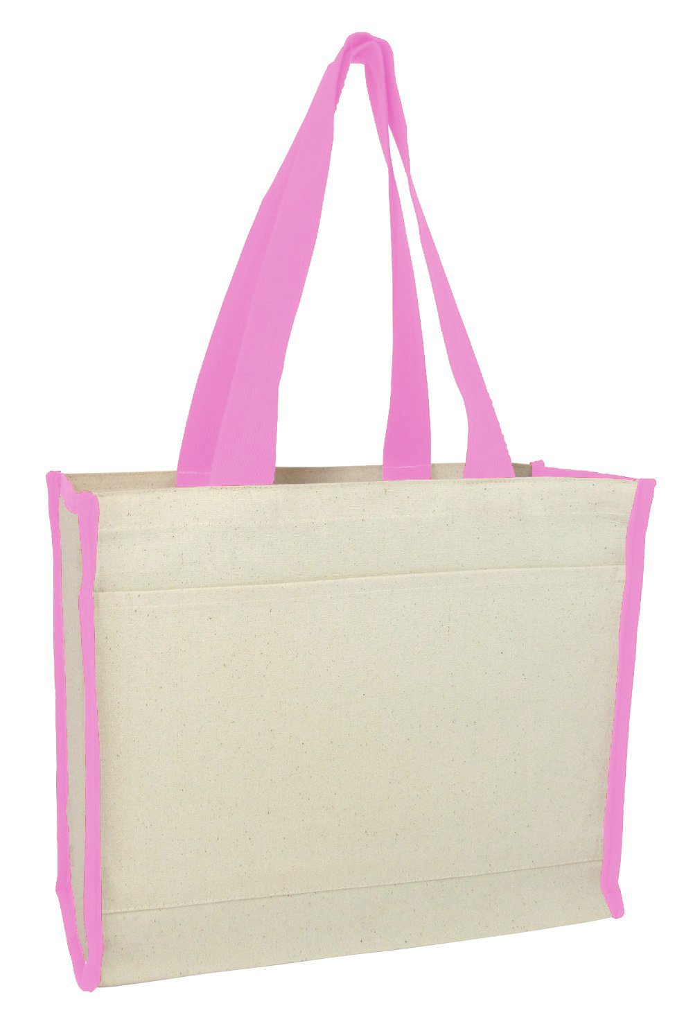 Heavy Canvas Tote Bag with Colored Trim - Alternative Colors