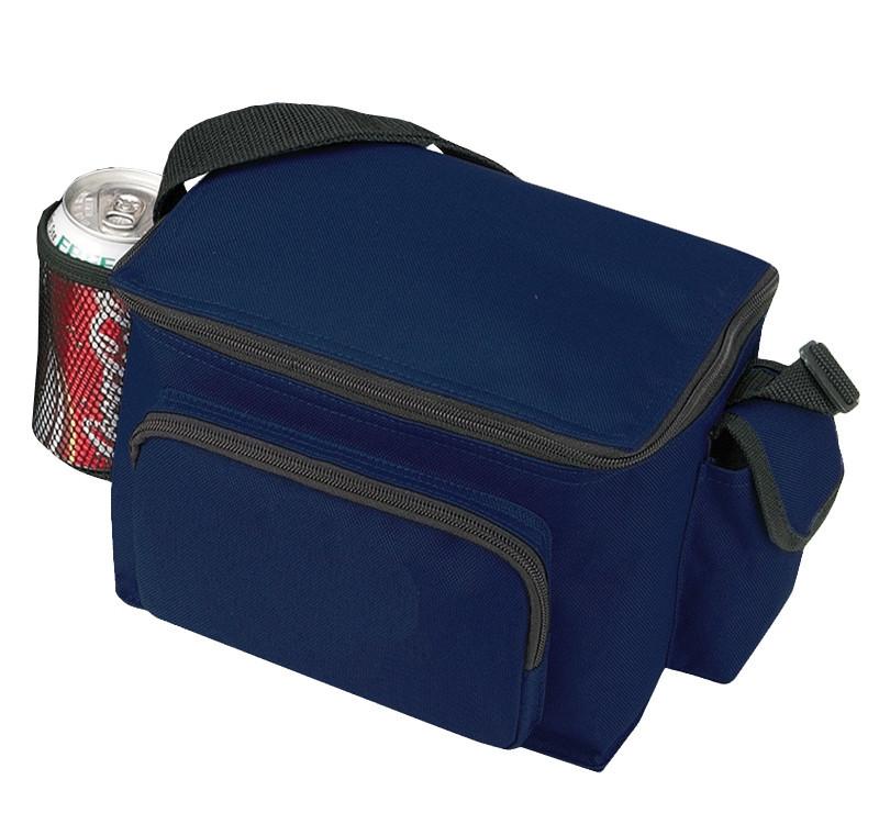 Multi Pocket Polyester 6 Pack Cooler Lunch Bags