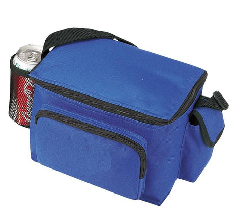 Multi-Pocket Polyester 6-Pack Cooler Lunch Bags