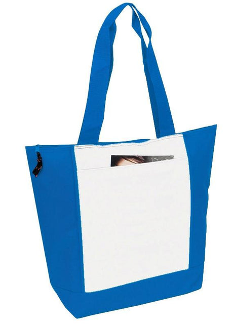 Royal 600D Polyester Deluxe Zipper Tote Bag