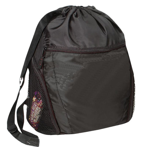 Large Capacity Drawstring Bag Multi-Pocket for Gym Sports & Workout Gear
