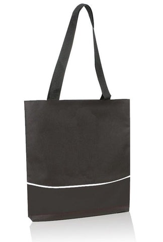 Multi Functional Economical Polyester Three-Tone Tote Bag (CLOSE OUT )