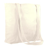 Large Blank Canvas Value Messenger Tote Bags in Natural 