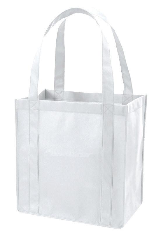 50 ct Reusable Grocery Bag / Shopping Tote with PL Bottom - Pack of 50