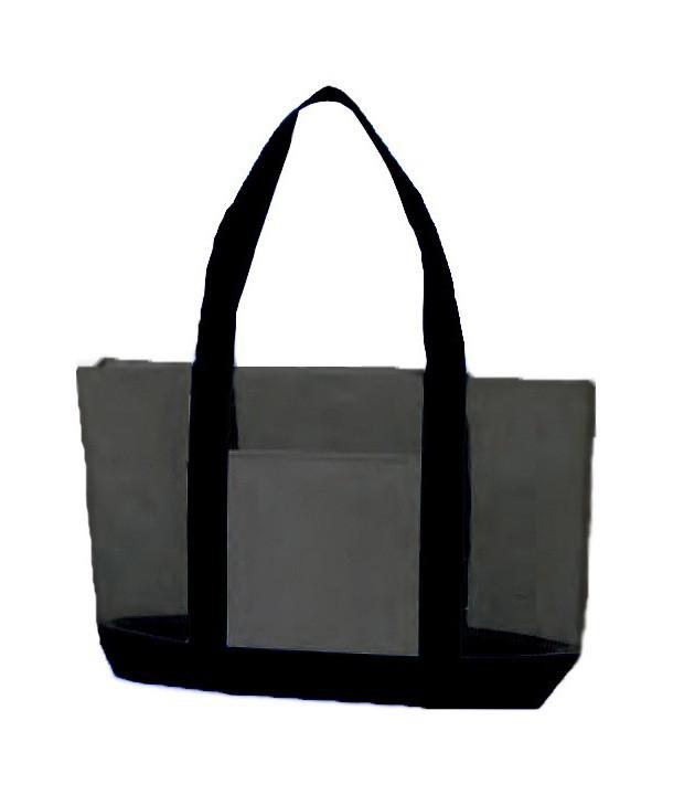 Mesh Tote Bags with Zipper for Grocery Nylon Mesh Cloth Shopping