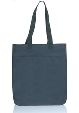 Black Polyester Tote Bags With Long Handles