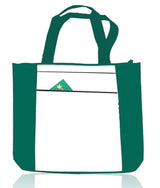 48 ct Value Zippered Polyester Tote Bags - By Case