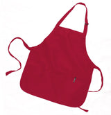 promotional medium apron red