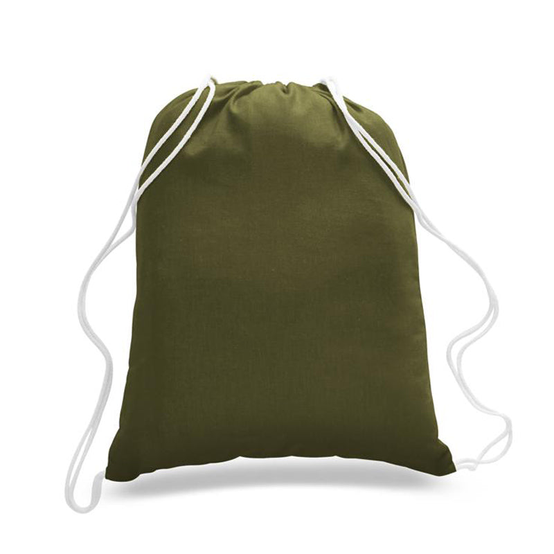 240 ct Economical Sport Cotton Drawstring Bag Cinch Packs - By Case