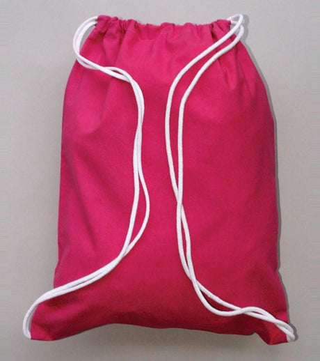 Sport Drawstring Bags Hot Pink