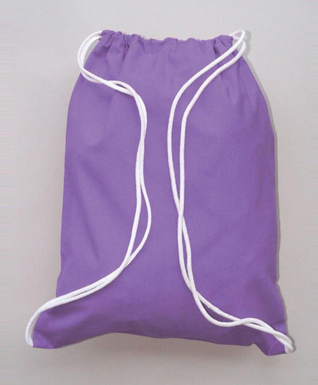 Lavender Cotton Drawstring Bags