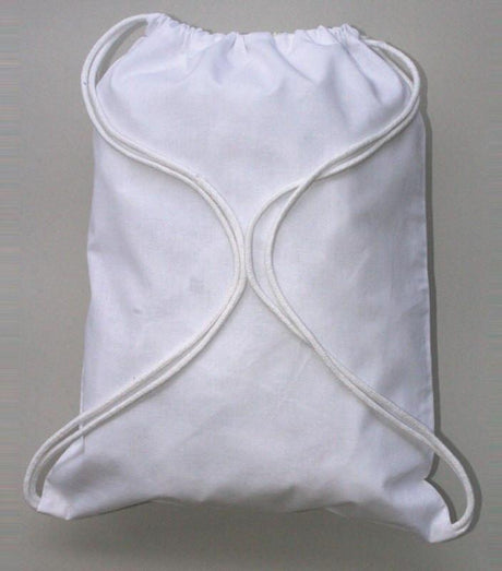 Affordable White Cotton Drawstring Bags
