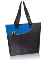 Deluxe Polyester Tote Bag with Zipper Closure (CLOSEOUT)