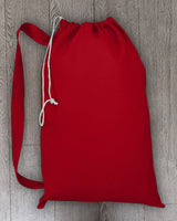 Bulk Heavy Canvas Santa Sacks Bags W/Shoulder Strap