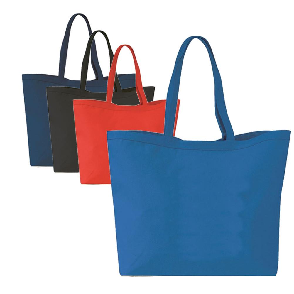 Large Promotional Heavy Canvas Tote Bags With Velcro Closure