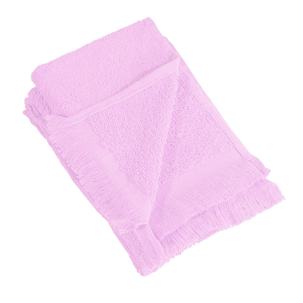 Strong Fringed Towel Light Pink